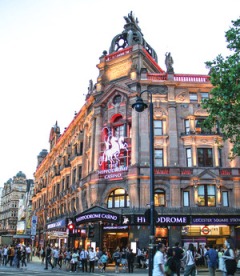 Die berhmte Spielbank am Leicester Square in London