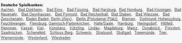 Casinos in Deutschland praktisch getestet